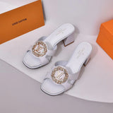 Ladies new fashion versatile thick heel sandals　1024032816