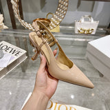DD Slingback Pump with pearls on the heel 1824082702