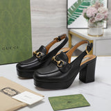 GUI Horsebit slingback pumps 1825031805