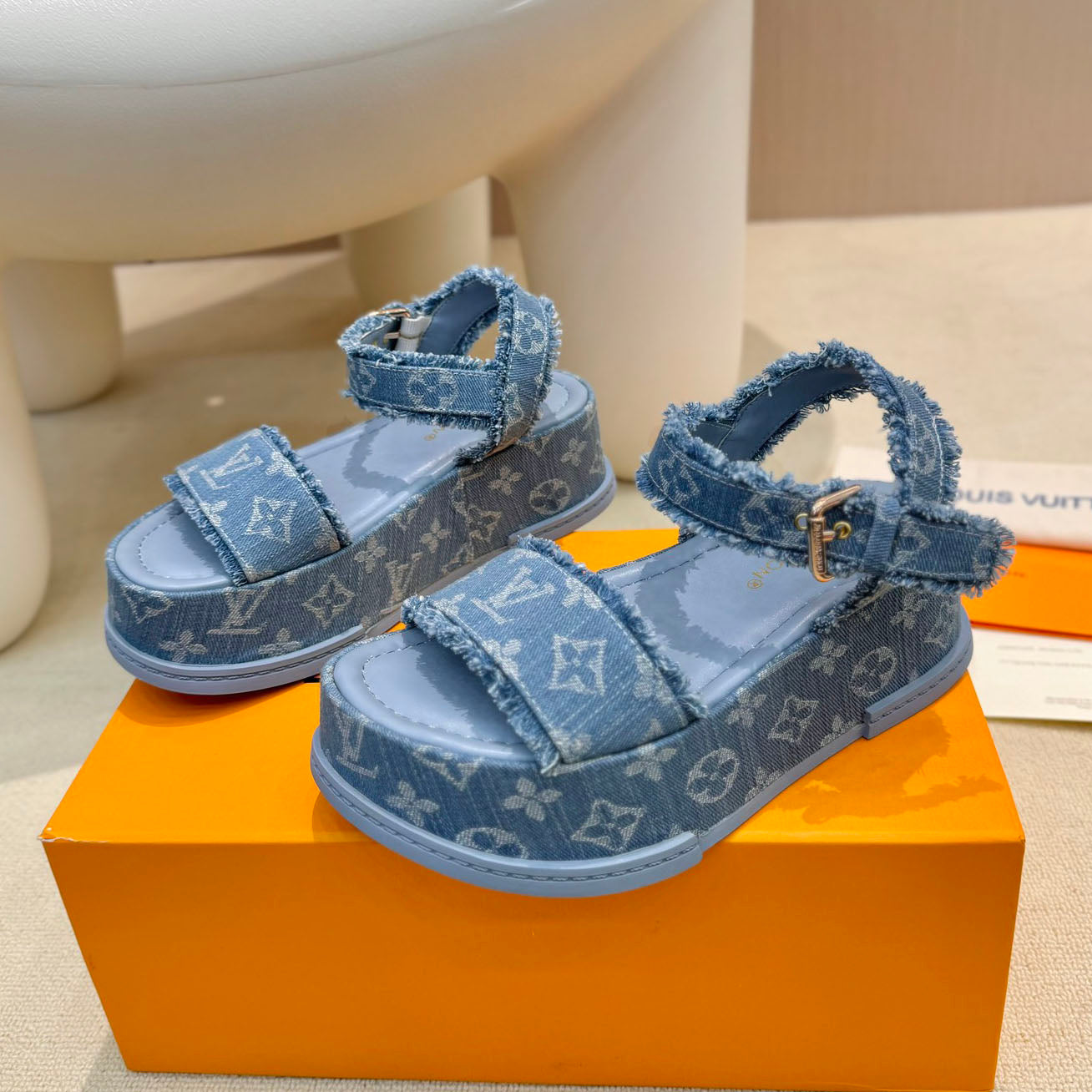 New fashionable denim casual sandals 1024071910