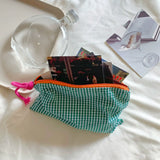 Classic Plaid Mini Storage Bag