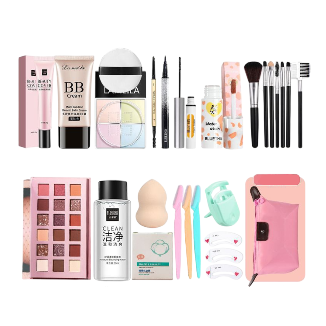 Makeup Set  Peach 15-Piece