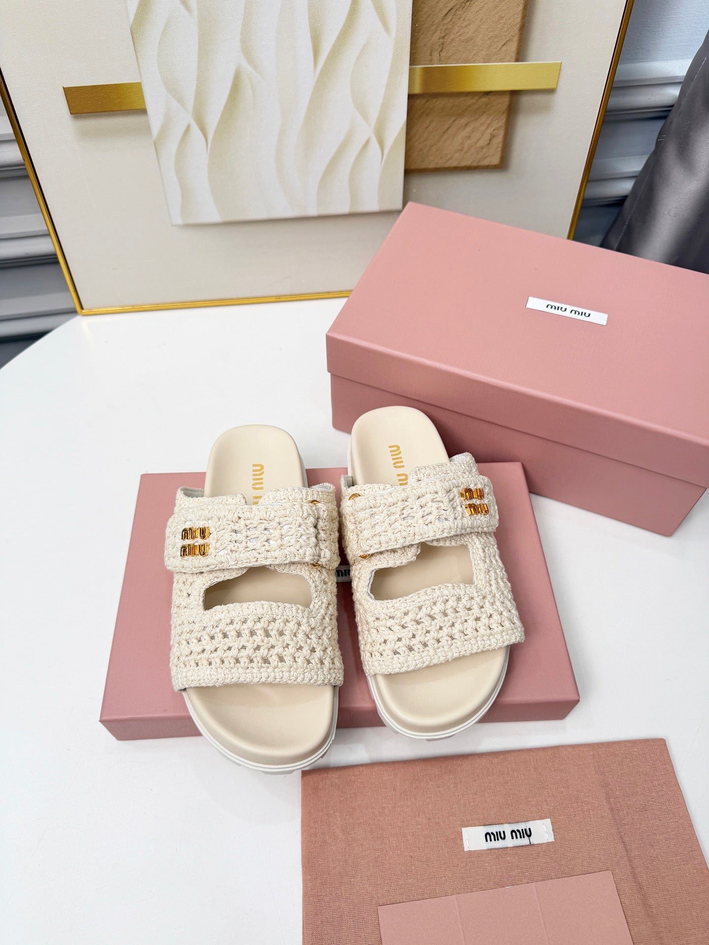 MM Crochet sandals 1826062504