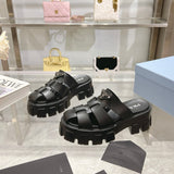 PR ss sawtooth ultra light thick-soled mules 1825051902