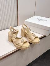PD leather platform sandals 1826071302